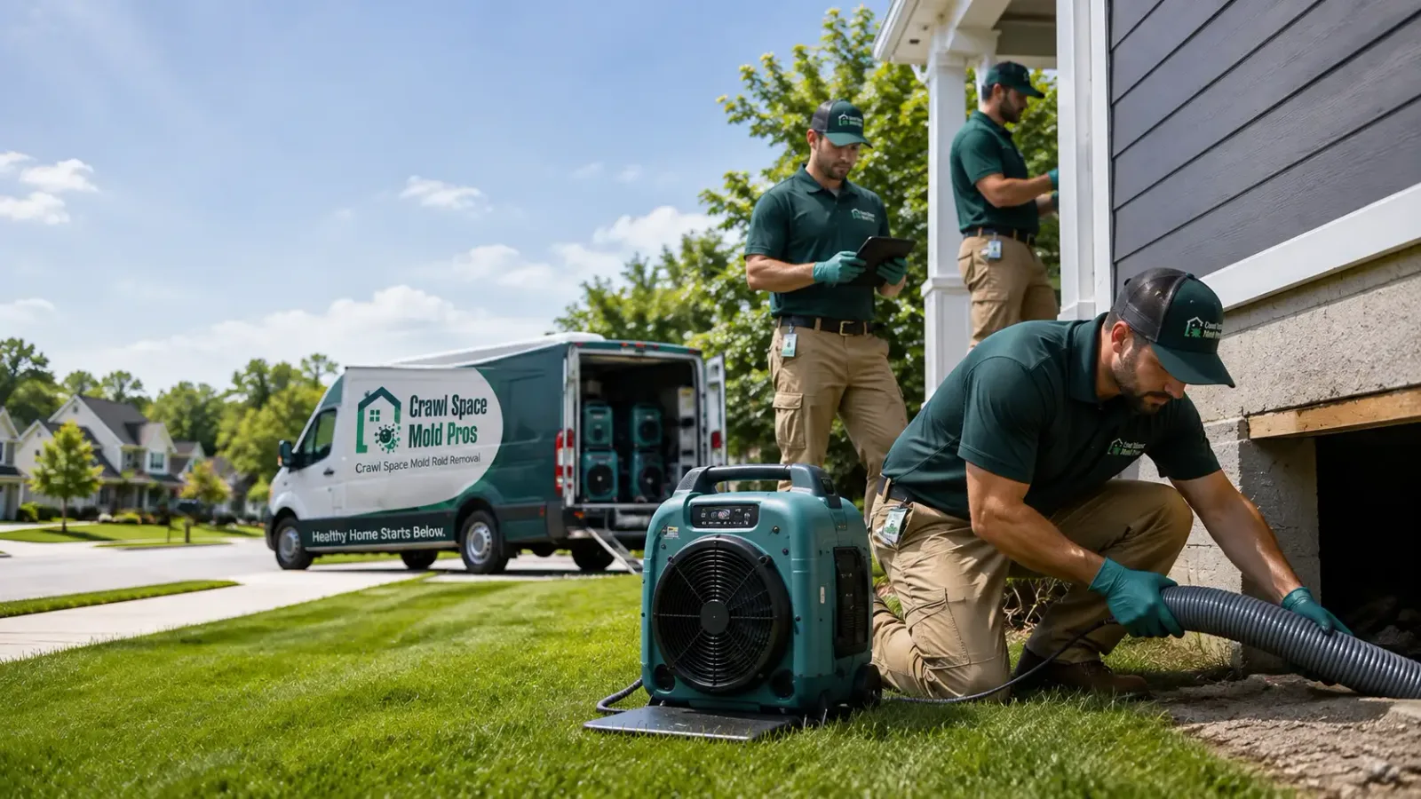 Crawl Space Mold Removal in Palisades Park, NJ
